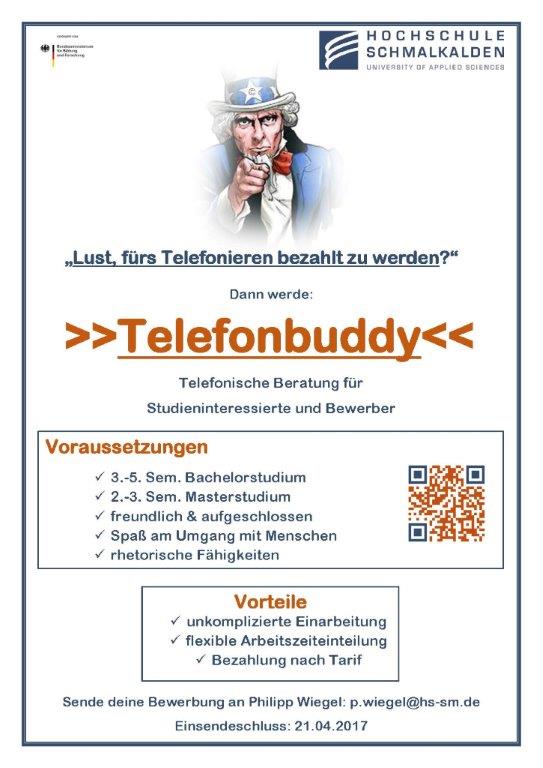 Stellenauschreibung Telefonbuddies