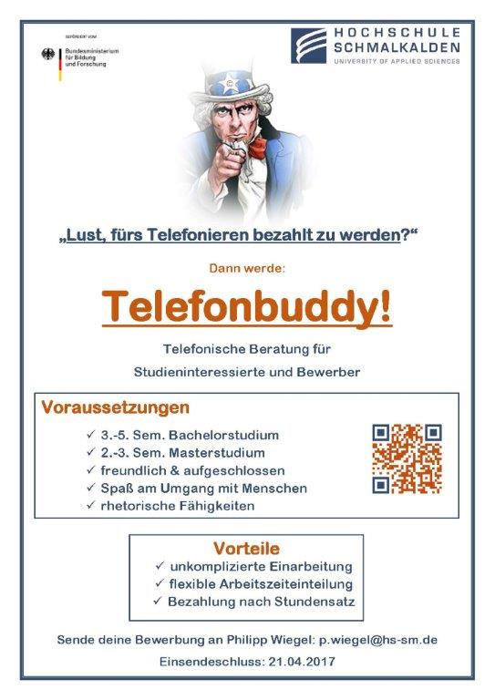 Stellenauschreibung Telefonbuddies