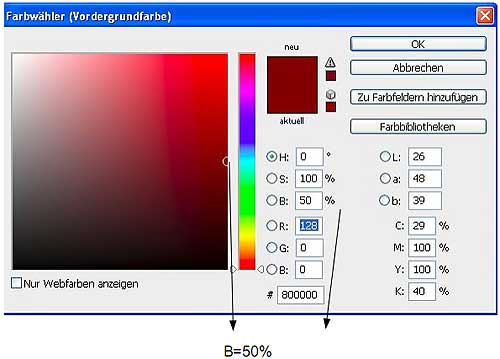 Spektralfarbe Brightness