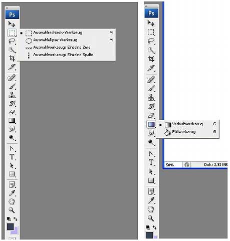 Auswahlwerkzeuge in Photoshop
