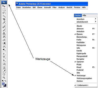 Photoshop Werkzeuge